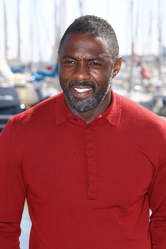 Idris Elba au MIPTV 2015 à Cannes, le 14 avril 2015.