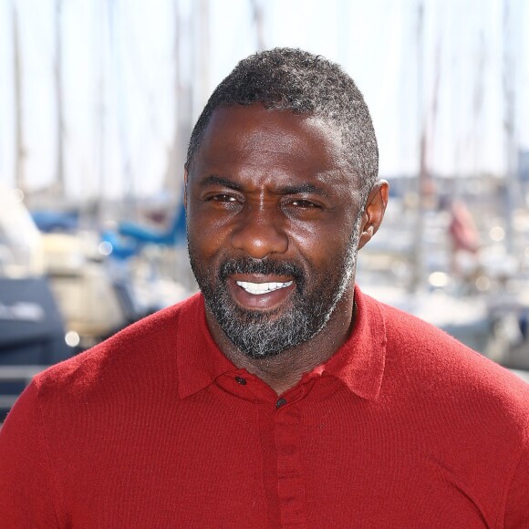 Idris Elba au MIPTV 2015 à Cannes, le 14 avril 2015.