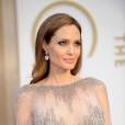  Angelina Jolie - 86e c&eacute;r&eacute;monie des Oscars &agrave; Hollywood, le 2 mars 2014.&nbsp; 