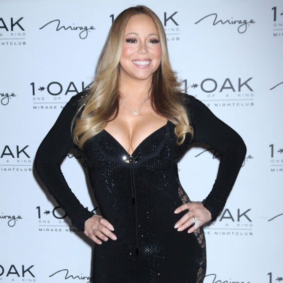 Mariah Carey arrive au club "1 OAK" à l'hôtel Mirage à Las Vegas. Le 25 juillet 2015