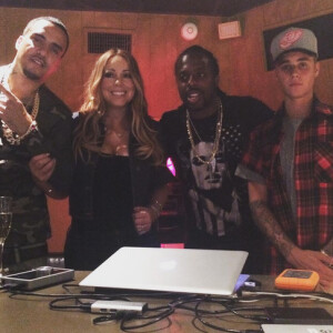 Mariah Carey et Justin Bieber enregistrent un titre avec French Montana, sur Instagram le 1er aout 2015