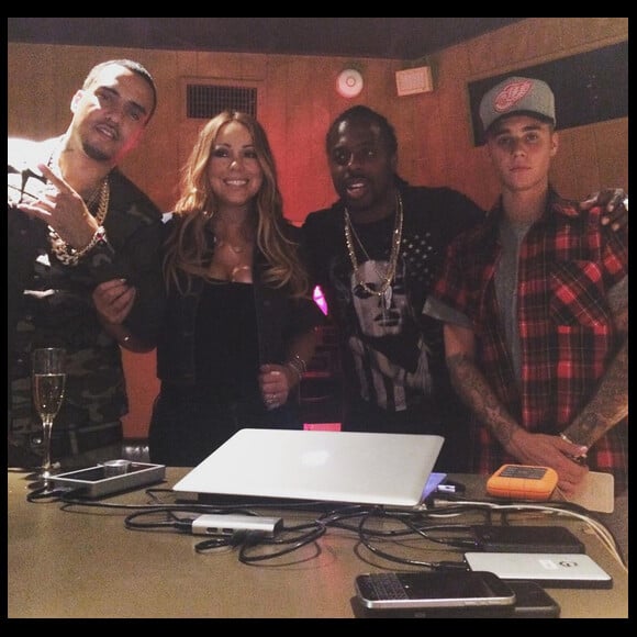 Mariah Carey et Justin Bieber enregistrent un titre avec French Montana, sur Instagram le 1er aout 2015