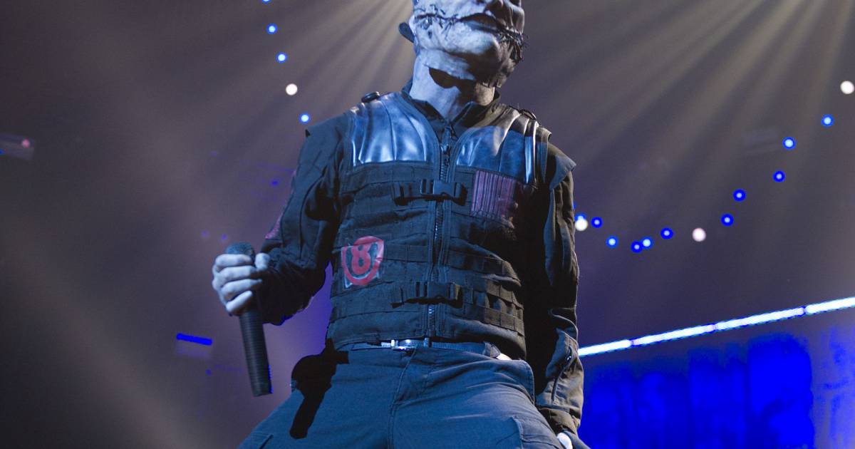 Corey Taylor et son groupe Slipknot en concert lors du Heineken Music Hall d
