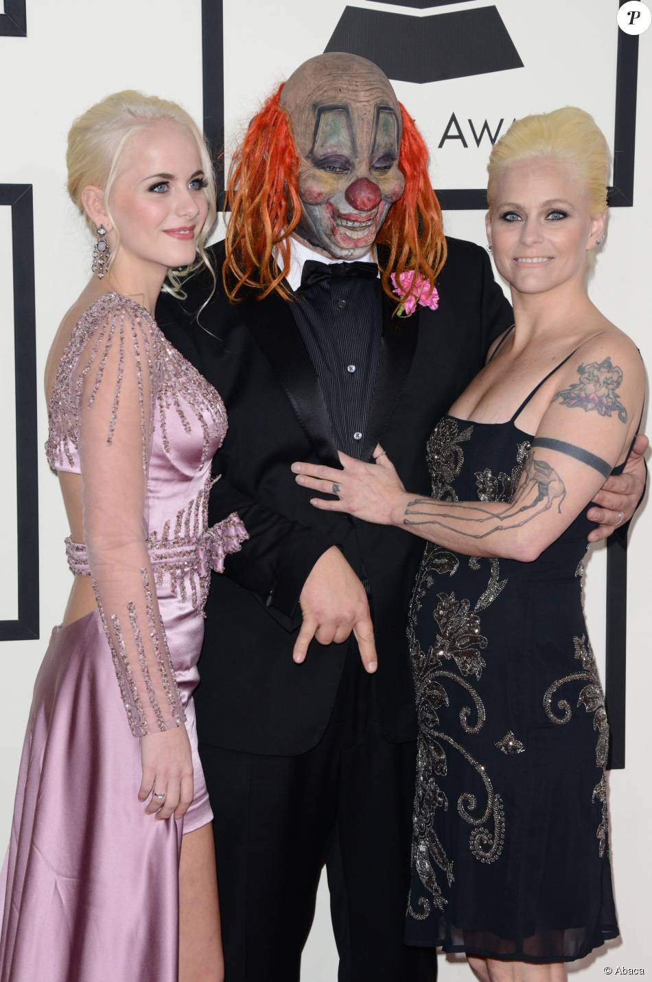 Shawn Crahan lors des GRAMMY Awards au Staples Center de Los Angeles