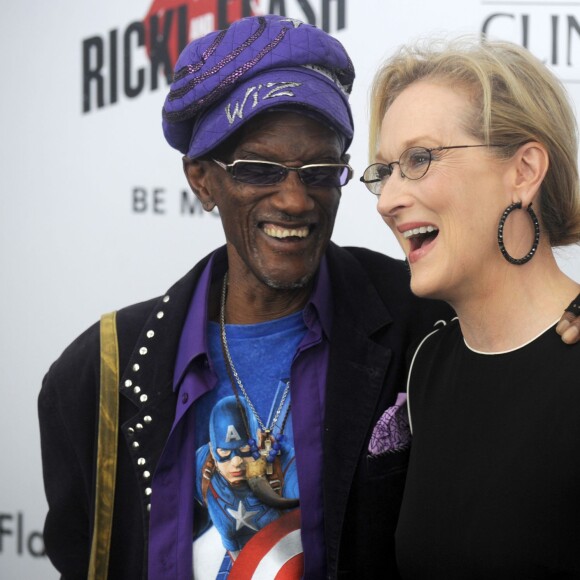 Bernie Morrell et Meryl Streep à la première de Ricki And The Flash au théâtre AMC Lincoln Square à New York, le 3 août 2015.