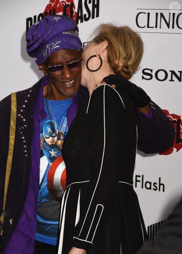 Bernie Morrell et Meryl Streep à la première de Ricki And The Flash au théâtre AMC Lincoln Square à New York, le 3 août 2015.