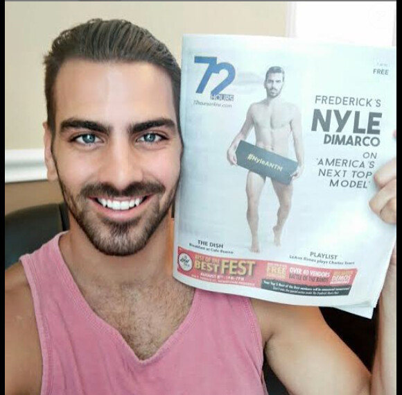 Nyle DiMarco a ajouté une photo de lui sur son compte Instagram. Il est le premier candidat sourd à participer à l'émission America's Next Top Model mais vu sa plastique de rêve, il a toutes ses chances pour remporter la compétition.