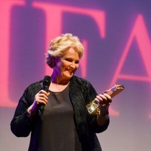 Exclusif - Marie-Christine Barrault (la marraine du festival) - Gala d'ouverture de la 31e édition du Festival International du Film d'Amour (ou FIFA) à Mons, le 20 février 2015. 