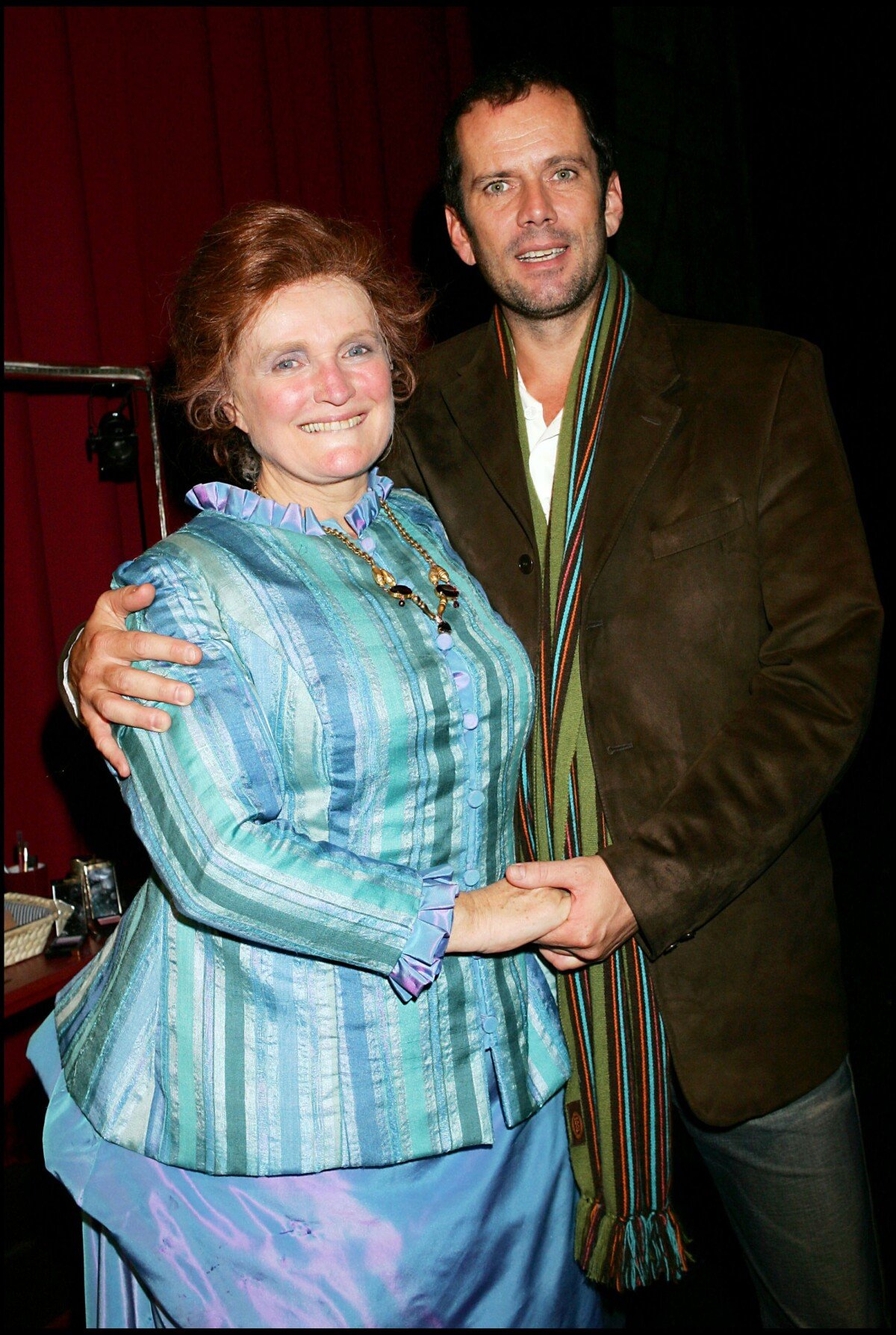 Photo MarieChristine Barrault et son beaufils Christian Vadem à Paris en octobre 2005 Photo MarieChristine Barrault et son beaufils Christian Vadem à Paris en octobre 2005