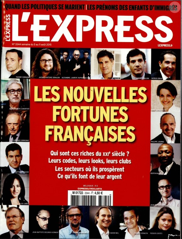 L'Express - édition du mercredi 5 août 2015.