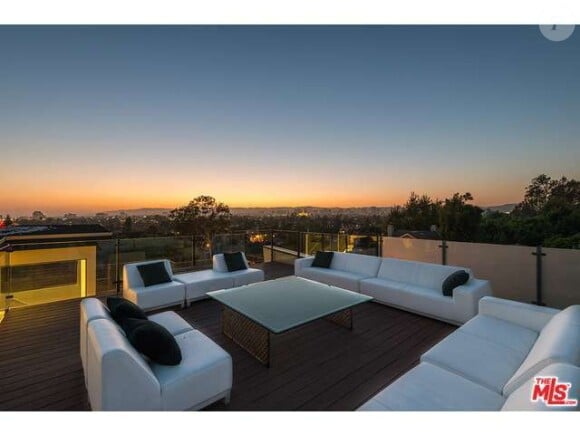 La sublime vue depuis la maison d'Andy Roddick et Brooklyn Decker, à vendre pour 3,4 millions de dollars à Cheviot Hills, Los Angeles