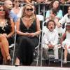 Mariah Carey et ses enfants Moroccan Cannon et Monroe Cannon - Mariah Carey reçoit son étoile sur le Walk of Fame à Hollywood, le 5 août 2015 