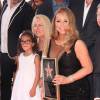 Mariah Carey et sa fille Monroe Cannon - Mariah Carey reçoit son étoile sur le Walk of Fame à Hollywood, le 5 août 2015. 