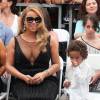 Mariah Carey et son fils Moroccan Cannon - Mariah Carey reçoit son étoile sur le Walk of Fame à Hollywood, le 5 août 2015.  