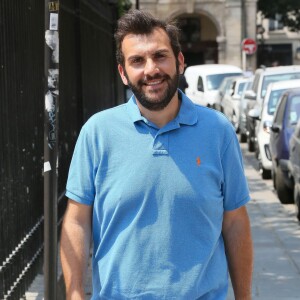 Exclusif - Rendez-vous avec Laurent Ournac, qui a perdu 45kg, place des Vosges à Paris. Le 2 juillet 2015.