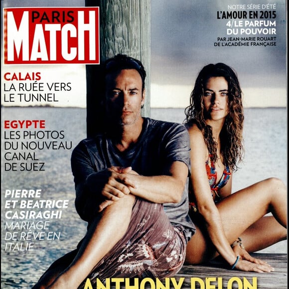Anthony Delon et sa fille cachée Alyson, en couverture de Paris Match