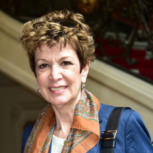 Catherine Laborde, à l'hôtel Le Marois à Paris le 15 juin 2015.