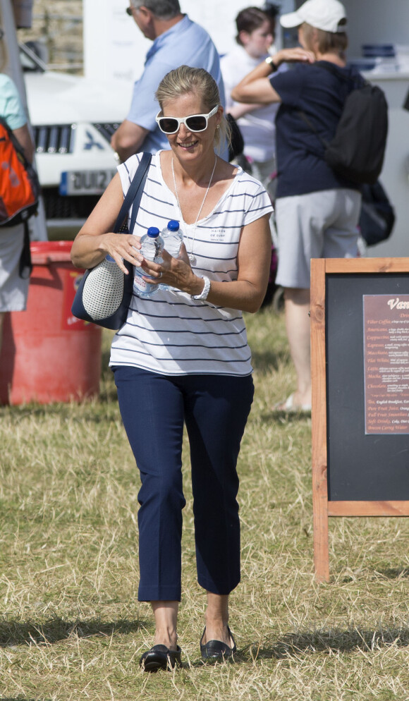 La comtesse Sophie de Wessex au Festival of British Eventing à Gatcombe Park le 8 août 2015.