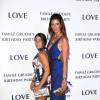 Christina Estrada (Christina Juffali) et sa fille - Soirée d'anniversaire "Love" pour les 63 ans de Fawaz Gruosi à l'hôtel Cala di Volpe à Porto Cervo, le 9 août 2015. 