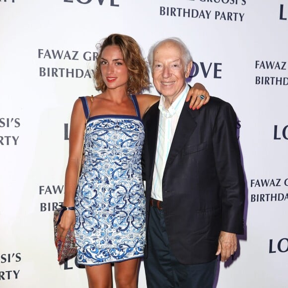 Margherita Marzotto et le prince Giovanelli - Soirée d'anniversaire "Love" pour les 63 ans de Fawaz Gruosi à l'hôtel Cala di Volpe à Porto Cervo, le 9 août 2015. 