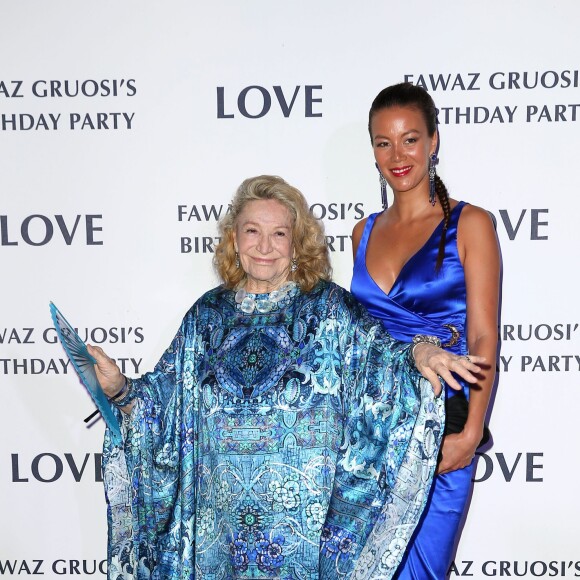 Marta Marzotto - Soirée d'anniversaire "Love" pour les 63 ans de Fawaz Gruosi à l'hôtel Cala di Volpe à Porto Cervo, le 9 août 2015. 