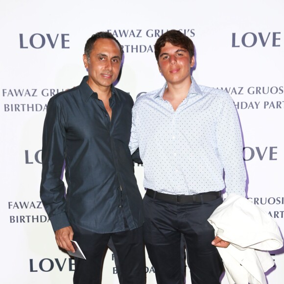 GSoirée d'anniversaire "Love" pour les 63 ans de Fawaz Gruosi à l'hôtel Cala di Volpe à Porto Cervo, le 9 août 2015. 