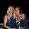 Mara Venier et Simona Ventura - Soirée d'anniversaire "Love" pour les 63 ans de Fawaz Gruosi à l'hôtel Cala di Volpe à Porto Cervo, le 9 août 2015. 