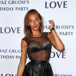 Alessia Tedeschi - Soirée d'anniversaire "Love" pour les 63 ans de Fawaz Gruosi à l'hôtel Cala di Volpe à Porto Cervo, le 9 août 2015. 