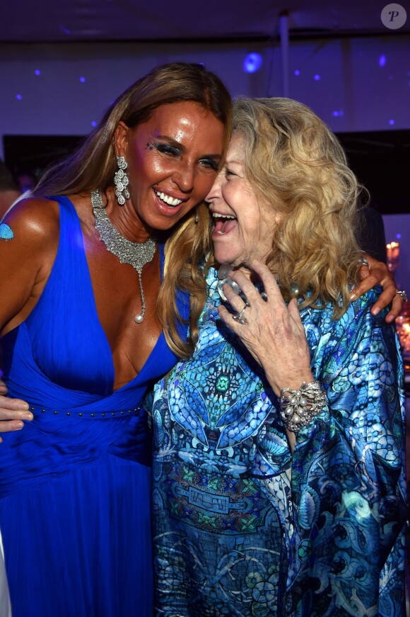 Guest et Marta Marzotto - Soirée d'anniversaire "Love" pour les 63 ans de Fawaz Gruosi à l'hôtel Cala di Volpe à Porto Cervo, le 9 août 2015. 