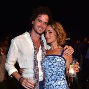 Barthelemy D'Ollone et Margherita Marzotto - Soirée d'anniversaire "Love" pour les 63 ans de Fawaz Gruosi à l'hôtel Cala di Volpe à Porto Cervo, le 9 août 2015. 