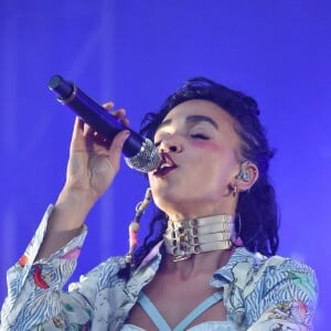 FKA twigs (Tahliah Debrett Barnett) - Dixième édition du Festival Osheaga au parc Jean-Drapeau, à Montréal, le 31 juillet 2015.