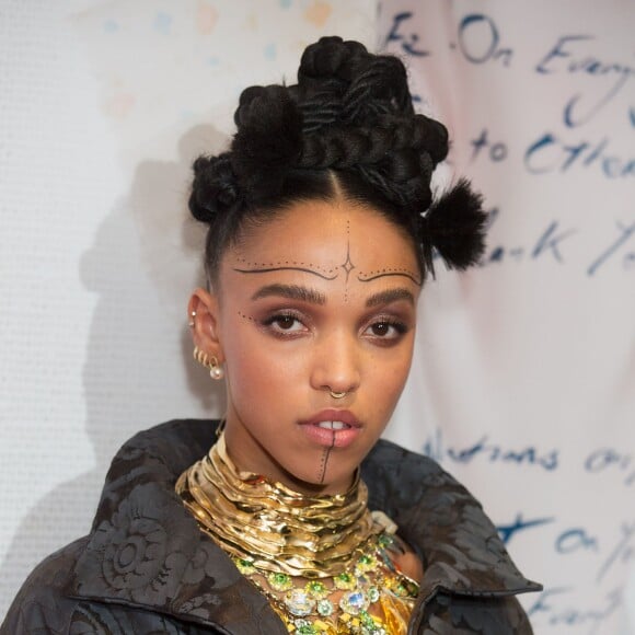 FKA twigs - Arrivées pour l'annonce des nomination des "Brit Awards 2015 with MasterCard" à Londres, le 15 janvier 2015.