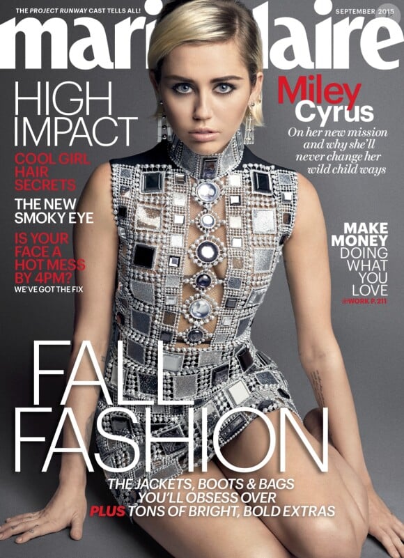 Retrouvez l'intégralité de l'interview de Miley Cyrus dans le prochain numéro du magazine Marie Claire en kiosques le 18 août aux Etats-Unis.