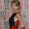 Taylor Swift - Soirée des "BRIT Awards 2015" à Londres. Le 25 février 2015. 