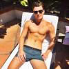 Blake McIver prend la pose sur Instagram. Août 2015