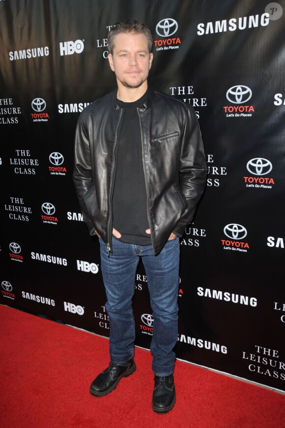 Matt Damon lors de la soirée pour la saison 4 de The Project Greenlight à Los Angeles, le 10 août 2015.