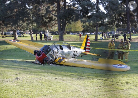 Harrison Ford a été blessé quand le petit avion biplace dans lequel il se trouvait s'est écrasé sur un parcours de golf dans les environs de Los Angeles, le 5 mars 2015