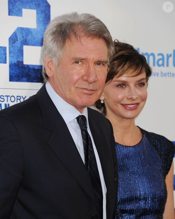 Harrison Ford and Calista Flockhart à Los Angeles le 9 avril 2013