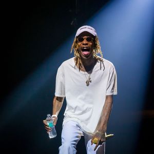 Wiz Khalifa en concert au Mandalay Bay Events Center à Las Vegas. Le 7 août 2015.