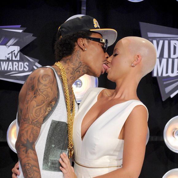 Amber Rose et Wiz Khalifa aux MTV Video Music Awards 2011 à Los Angeles.