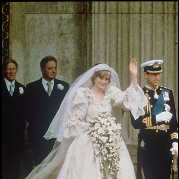 Mariage du prince Charles et de Lady Diana Spencer le 29 juillet 1981 à Londres.