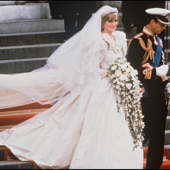 Mariage du prince Charles et de Lady Diana Spencer le 29 juillet 1981 à Londres.