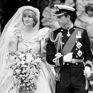 Image du mariage du prince Charles et de Lady Diana Spencer le 29 juillet 1981 à Londres.