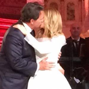 Mariage de Julie Snyder et Pierre Karl Péladeau, le samedi 15 août 2015 à Québec. Photo Twitter de l'heureux marié.