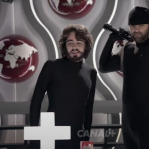 Eric et Quentin dans le clip de rentrée 2015-2016 de Canal +.