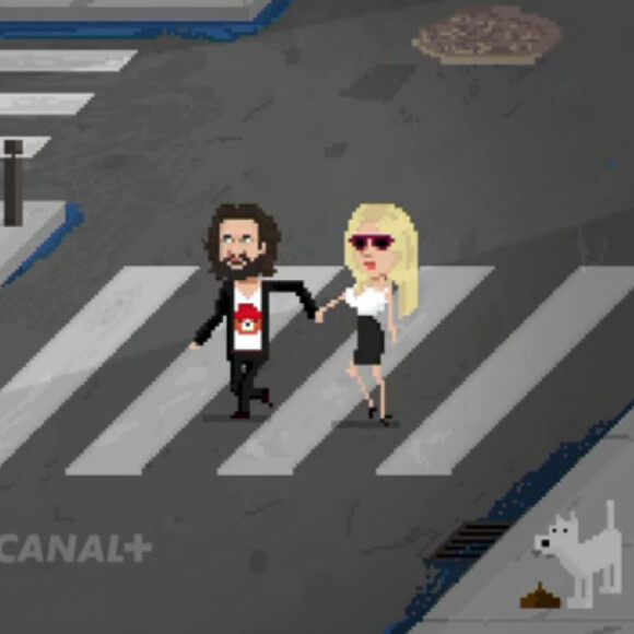 Frédéric Beigbeder dans le clip de rentrée 2015-2016 de Canal +.