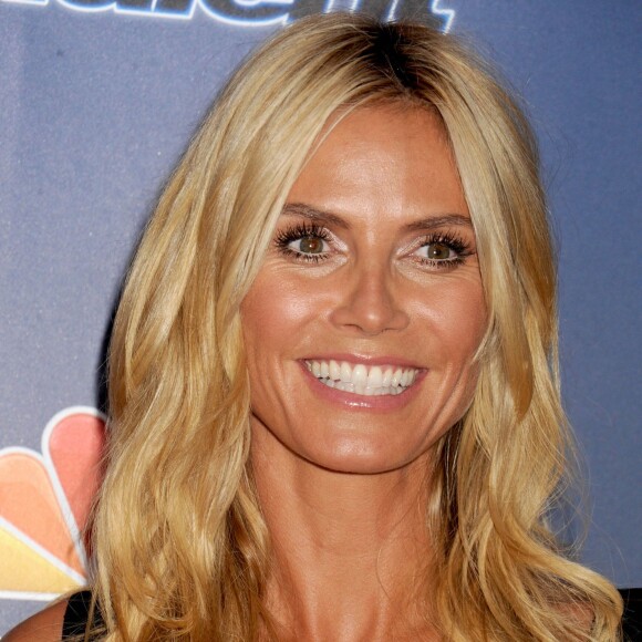 Heidi Klum - Photocall de la 10ème saison de l'émission "America's Got Talent" au "Radio City Music Hall" à New York, le 11 août 2015
