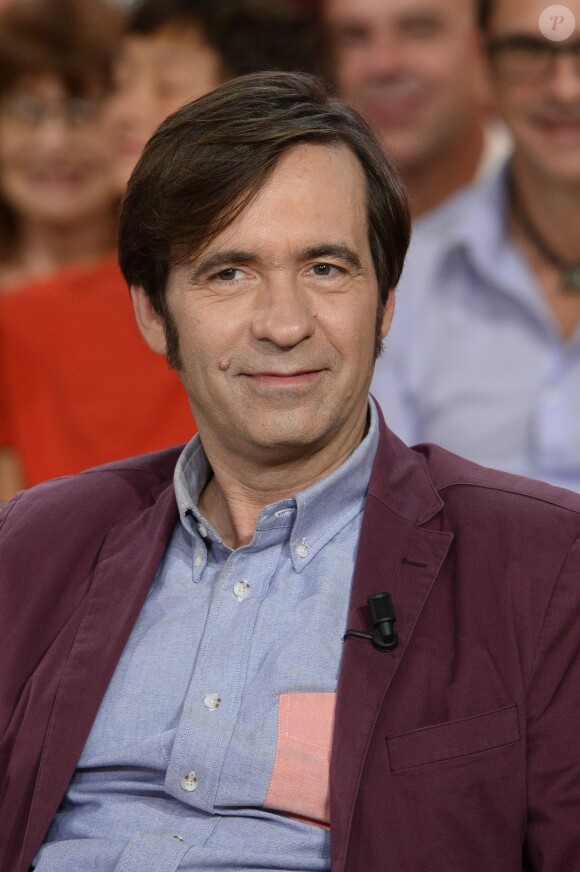 Thierry Samitier - Enregistrement de l'émission "Vivement dimanche" à Paris le 29 octobre 2014.
