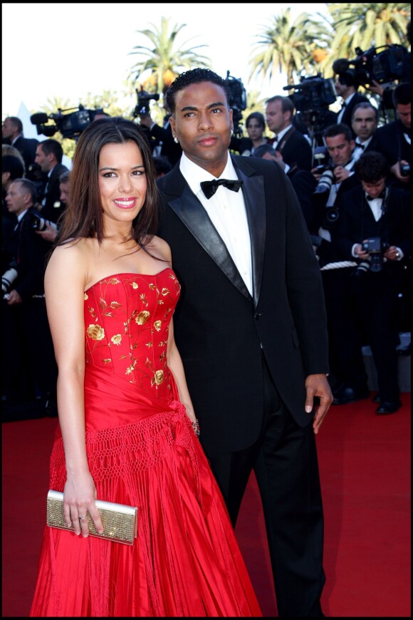 Beatriz Luengo au Festival de Cannes en 2006 accompagnée de son mari Yotuel