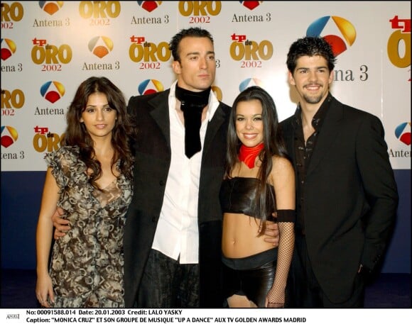 Monica Cruz, Pablo Puyol, Beatriz Luengo et Miguel Angel en 2003 à Madrid